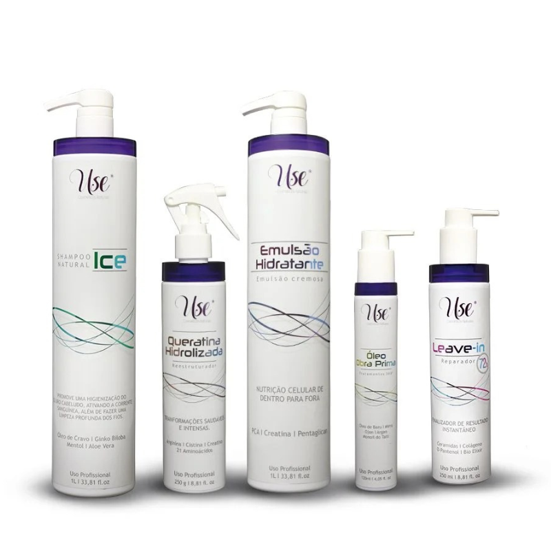 Kit de Tratamento Capilar Reconstrução – Cuidado, Brilho e Maciez dos Fios